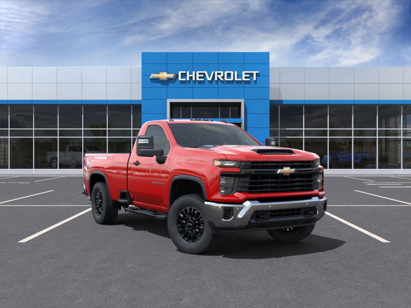 2025 Chevrolet Silverado 2500HD Work Truck 4WD Reg Cab 142″ Work Truck Turbocharged Diesel V8 6.6L/ [0]