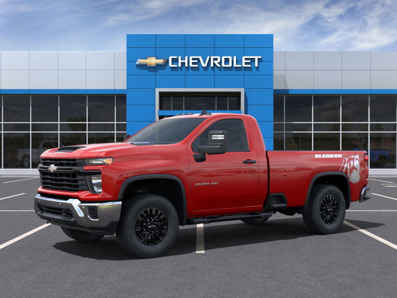 2025 Chevrolet Silverado 2500HD Work Truck 4WD Reg Cab 142″ Work Truck Turbocharged Diesel V8 6.6L/ [1]