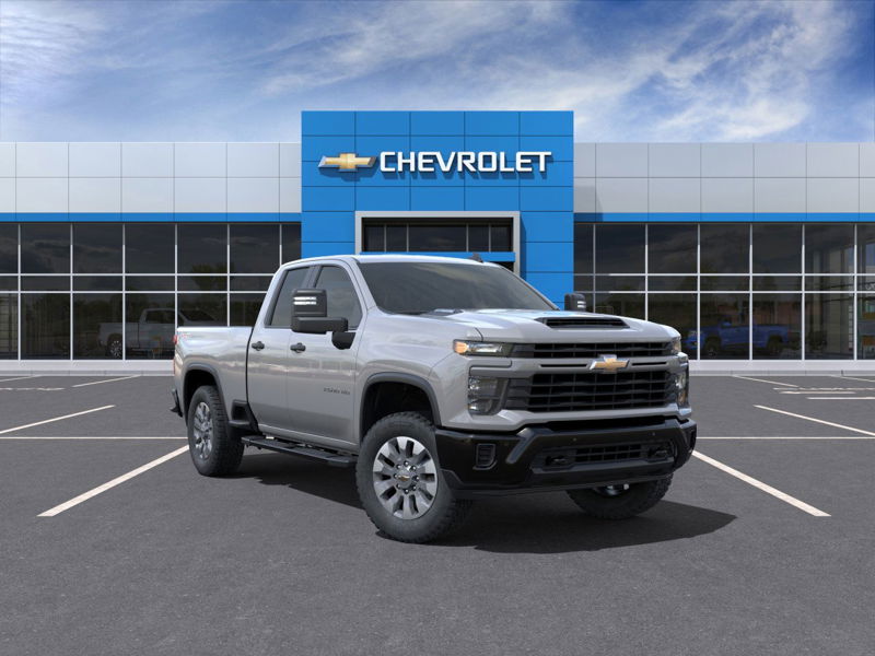 2025 Chevrolet Silverado 2500HD Custom 4WD Double Cab 149″ Custom Turbocharged Diesel V8 6.6L/ [0]
