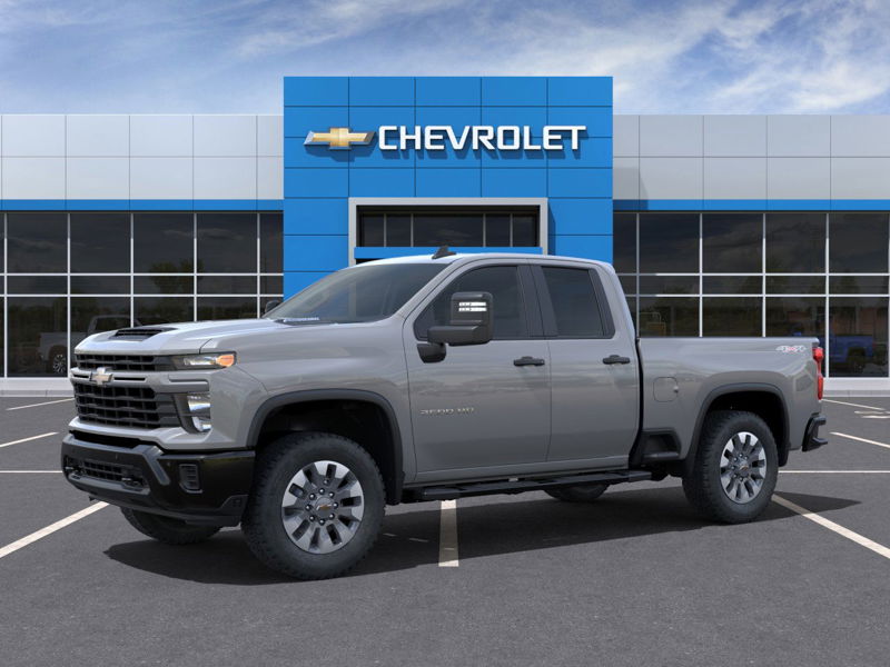 2025 Chevrolet Silverado 2500HD Custom 4WD Double Cab 149″ Custom Turbocharged Diesel V8 6.6L/ [1]