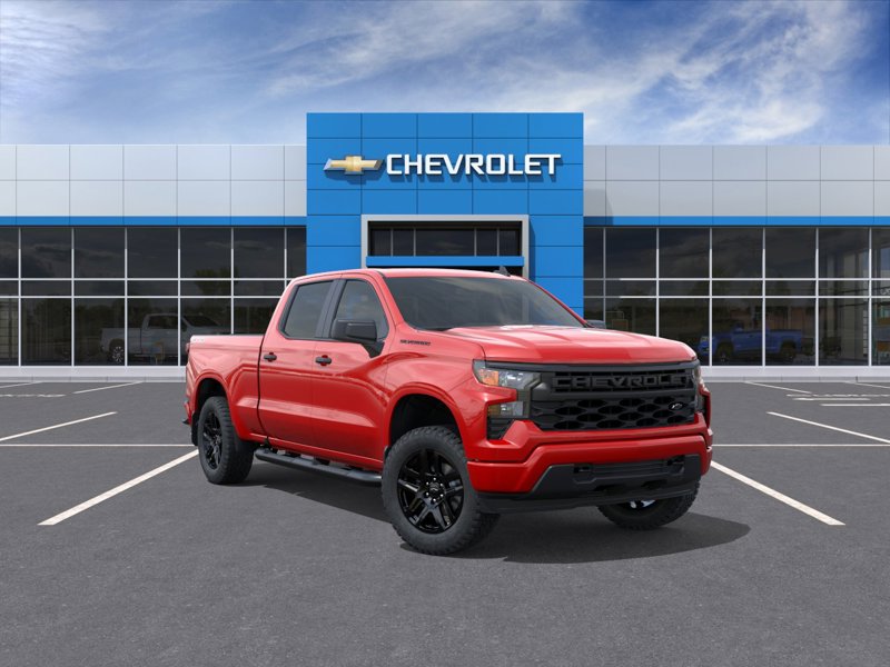 2026 Chevrolet Silverado 1500 Custom 4WD Crew Cab 157" Custom Turbocharged Gas I4 2.7L/166 [1]