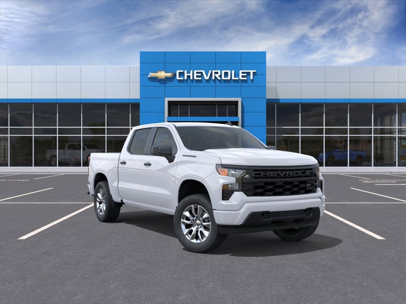 2026 Chevrolet Silverado 1500 Custom 4WD Crew Cab 147″ Custom Turbocharged Gas I4 2.7L/166 [0]