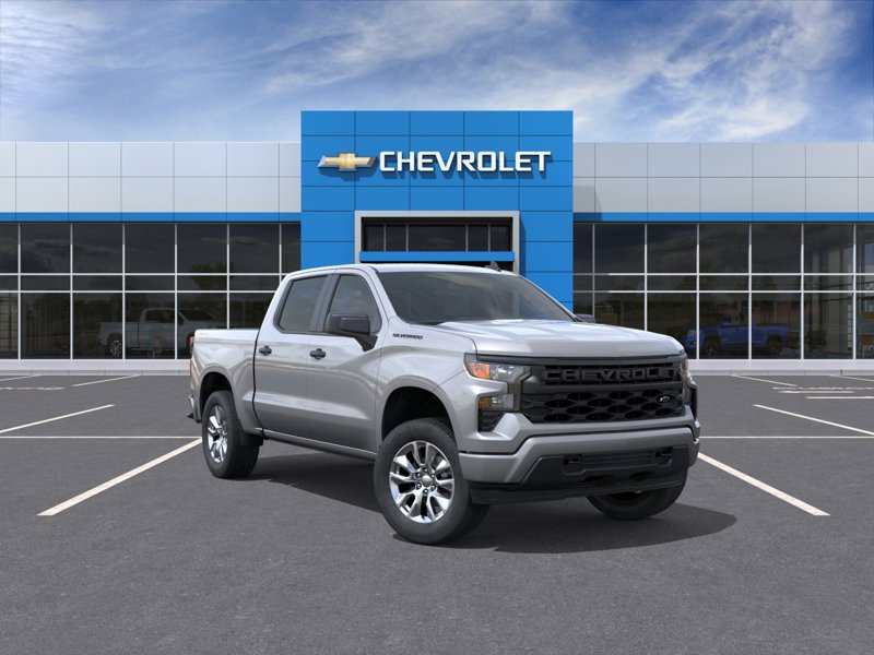 2026 Chevrolet Silverado 1500 Custom 4WD Crew Cab 147″ Custom Turbocharged Gas I4 2.7L/166 [0]