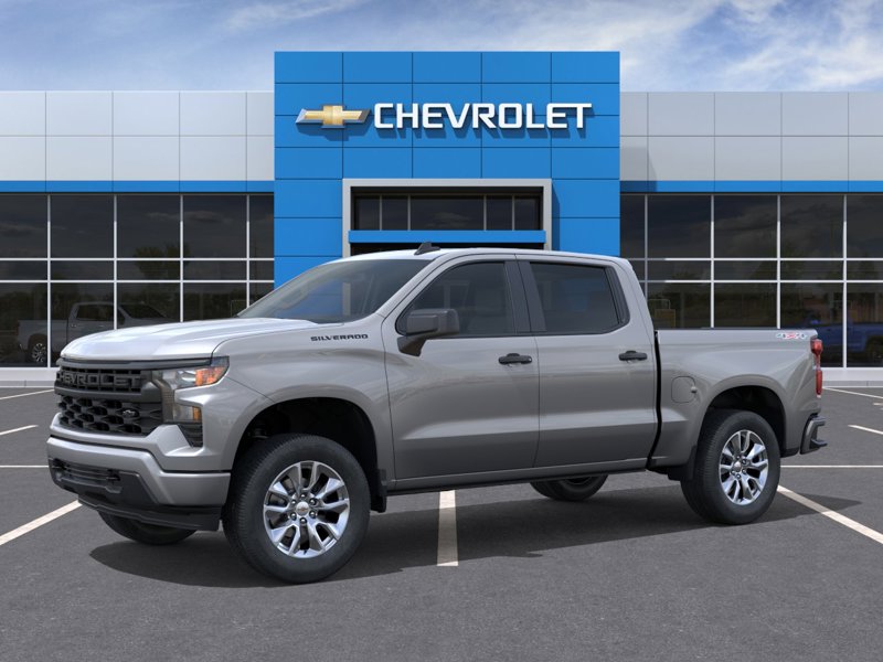 2026 Chevrolet Silverado 1500 Custom 4WD Crew Cab 147″ Custom Turbocharged Gas I4 2.7L/166 [1]