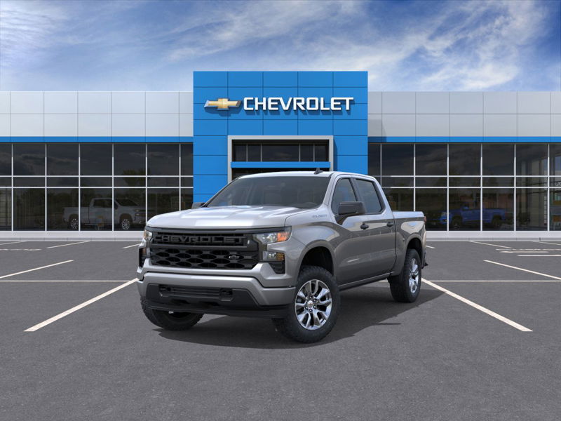 2025 Chevrolet Silverado 1500 Custom 4WD Crew Cab 147" Custom Turbocharged Gas I4 2.7L/166 [19]