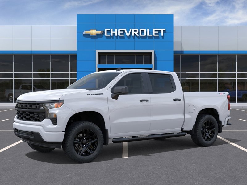 2026 Chevrolet Silverado 1500 Custom 4WD Crew Cab 147″ Custom Turbocharged Gas I4 2.7L/166 [1]