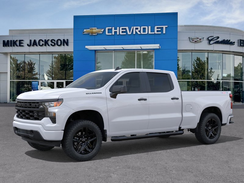 2026 Chevrolet Silverado 1500 Custom 4WD Crew Cab 157″ Custom Turbocharged Gas I4 2.7L/166 [1]