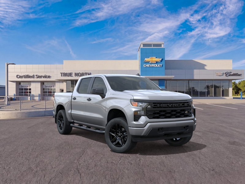 2026 Chevrolet Silverado 1500 Custom 4WD Crew Cab 147″ Custom Turbocharged Gas I4 2.7L/166 [0]