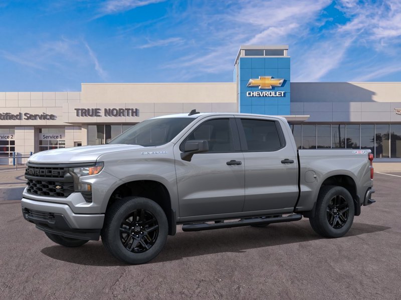 2026 Chevrolet Silverado 1500 Custom 4WD Crew Cab 147″ Custom Turbocharged Gas I4 2.7L/166 [1]