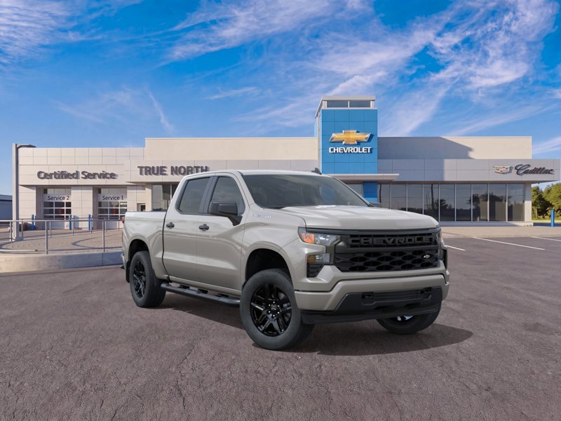 2026 Chevrolet Silverado 1500 Custom 4WD Crew Cab 147″ Custom Turbocharged Gas I4 2.7L/166 [0]