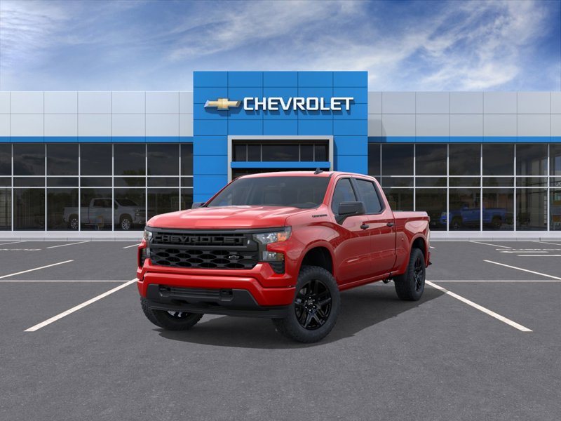 2026 Chevrolet Silverado 1500 Custom 4WD Crew Cab 157" Custom Turbocharged Gas I4 2.7L/166 [18]