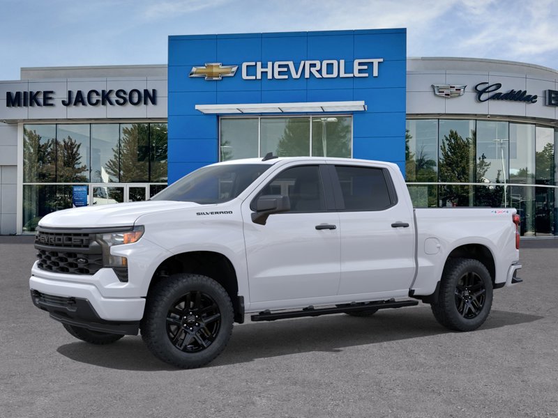 2026 Chevrolet Silverado 1500 Custom 4WD Crew Cab 147″ Custom Turbocharged Gas I4 2.7L/166 [1]