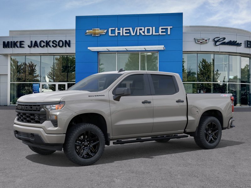 2026 Chevrolet Silverado 1500 Custom 4WD Crew Cab 147″ Custom Turbocharged Gas I4 2.7L/166 [1]