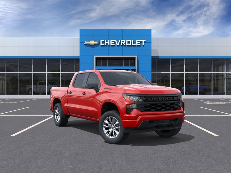 2026 Chevrolet Silverado 1500 Custom 4WD Crew Cab 147″ Custom Turbocharged Gas I4 2.7L/166 [0]