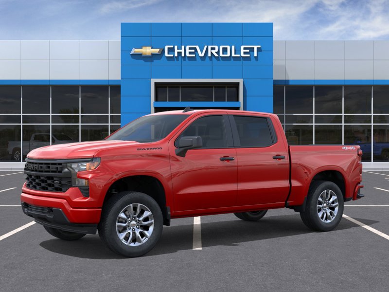 2026 Chevrolet Silverado 1500 Custom 4WD Crew Cab 147″ Custom Turbocharged Gas I4 2.7L/166 [1]