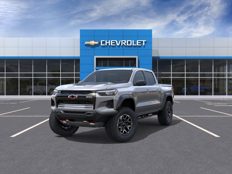 Gray (Sterling Grey Metallic) 2026 Chevrolet Colorado Pickup Truck Four-Wheel Drive 8-Speed Automatic