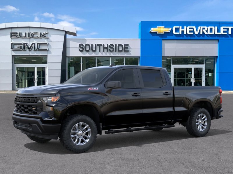 Black 2026 Chevrolet Silverado 1500 Pickup Truck Four-Wheel Drive Automatic