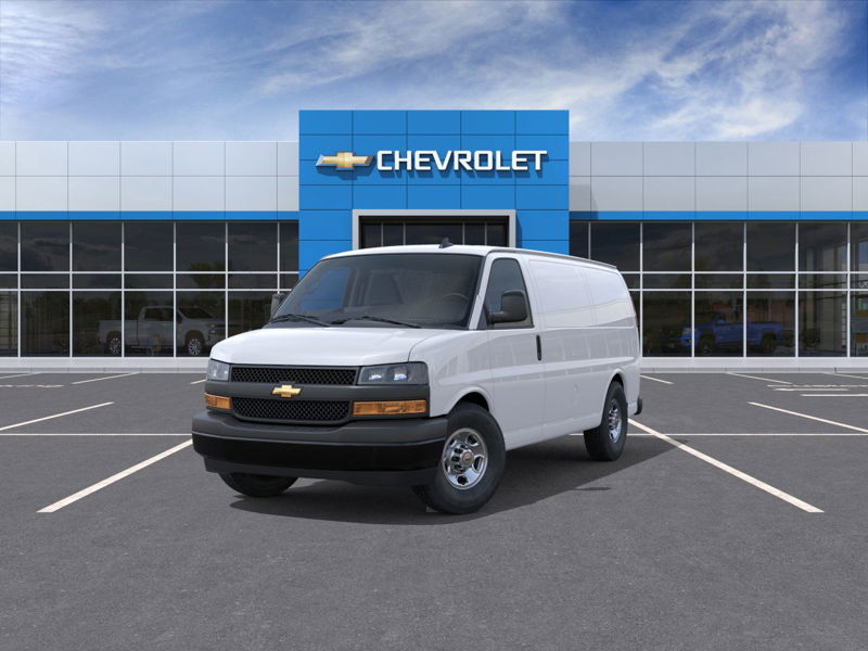 2025 Chevrolet Express Cargo Van 3500 Regular Wheelbase Rear-Wheel Drive RWD 3500 135" Gas V8 6.6L/ [4]