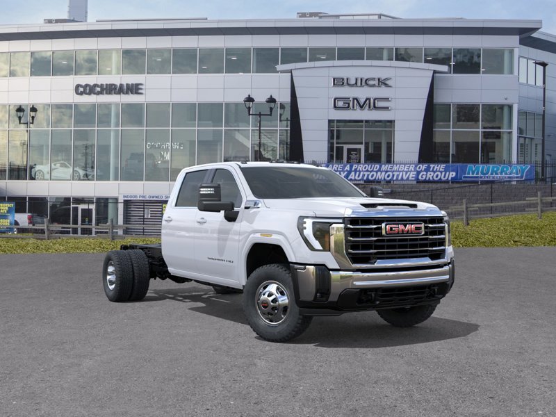 2026 GMC Sierra 3500HD CC SLE 4WD Crew Cab 177" WB, 60" CA SLE Turbocharged Diesel V8 6.6L/ [0]