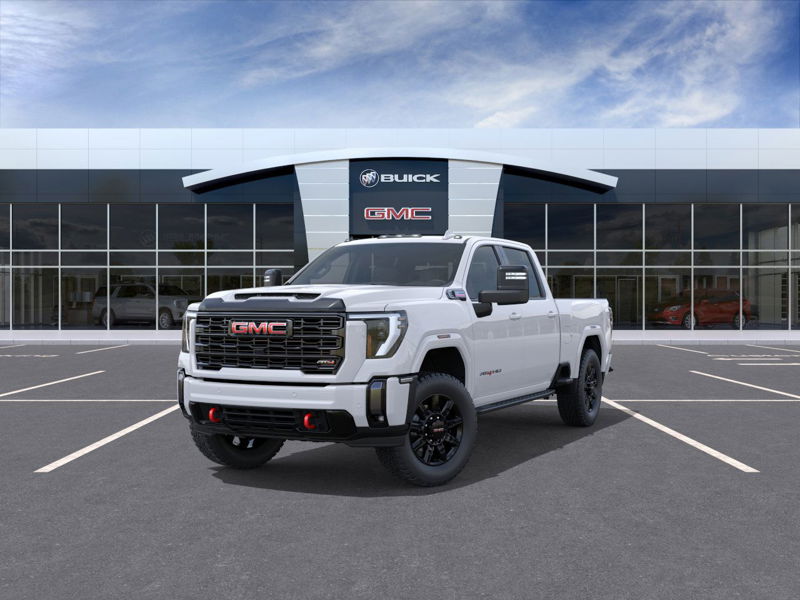 2025 GMC Sierra 3500HD AT4 4WD Crew Cab 159" AT4 Turbocharged Diesel V8 6.6L/ [9]