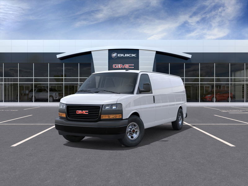 2025 GMC Savana Cargo Van 3500 Extended Wheelbase Rear-Wheel Drive RWD 3500 155" Gas V8 6.6L/ [0]