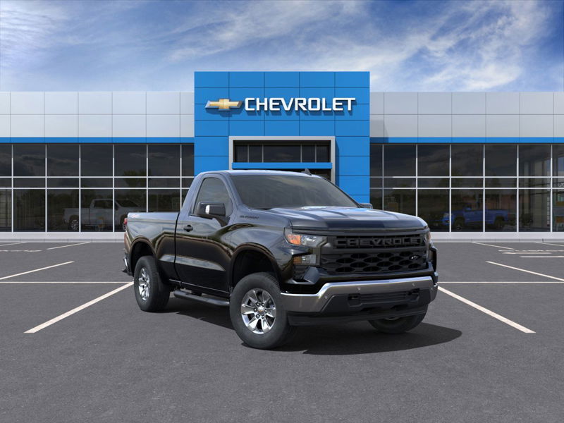 2025 Chevrolet Silverado 1500 Work Truck 4WD Reg Cab 126″ Work Truck Turbocharged Gas I4 2.7L/166 [0]