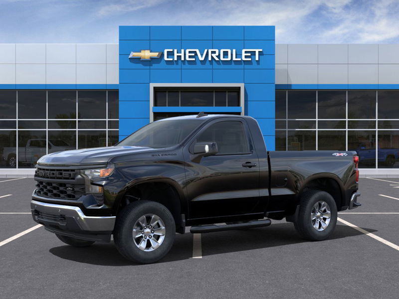 2025 Chevrolet Silverado 1500 Work Truck 4WD Reg Cab 126″ Work Truck Turbocharged Gas I4 2.7L/166 [1]