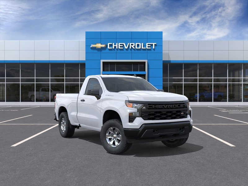 2026 Chevrolet Silverado 1500 Work Truck 4WD Reg Cab 126″ Work Truck Turbocharged Gas I4 2.7L/166 [0]