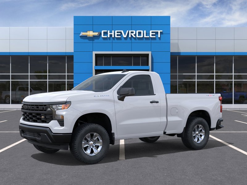 2026 Chevrolet Silverado 1500 Work Truck 4WD Reg Cab 126″ Work Truck Turbocharged Gas I4 2.7L/166 [1]