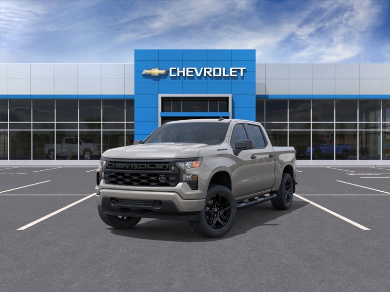2026 Chevrolet Silverado 1500 Custom 4WD Crew Cab 147" Custom Turbocharged Gas I4 2.7L/166 [1]
