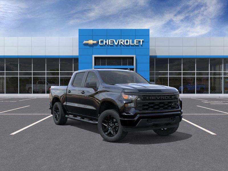 2026 Chevrolet Silverado 1500 Custom 4WD Crew Cab 147" Custom Turbocharged Gas I4 2.7L/166 [1]
