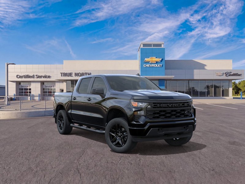 2026 Chevrolet Silverado 1500 Custom 4WD Crew Cab 147″ Custom Turbocharged Gas I4 2.7L/166 [0]