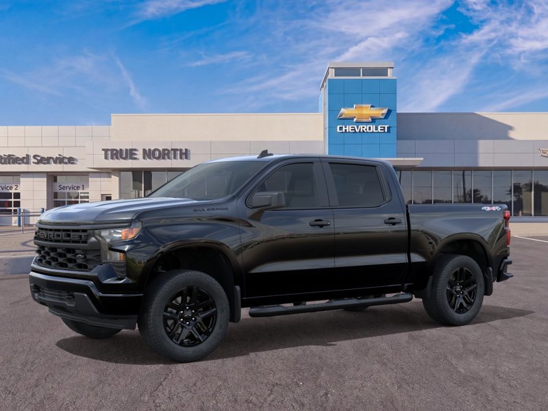 2026 Chevrolet Silverado 1500 Custom 4WD Crew Cab 147″ Custom Turbocharged Gas I4 2.7L/166 [1]