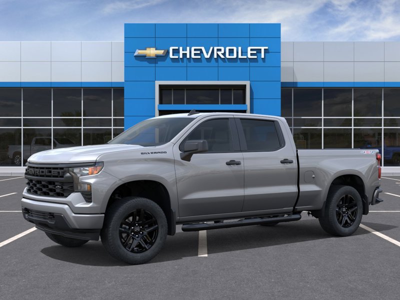 2026 Chevrolet Silverado 1500 Custom 4WD Crew Cab 157″ Custom Turbocharged Gas I4 2.7L/166 [1]
