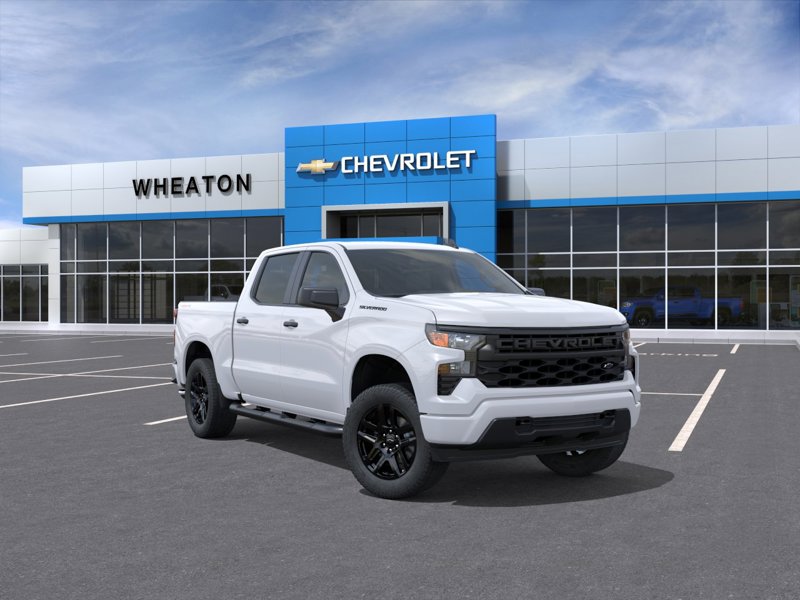 2026 Chevrolet Silverado 1500 Custom 4WD Crew Cab 147″ Custom Turbocharged Gas I4 2.7L/166 [1]