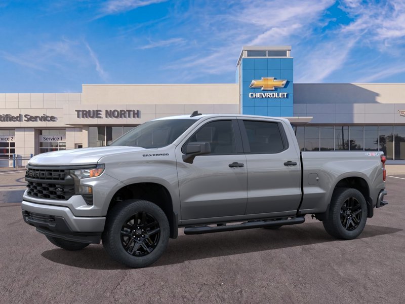 2026 Chevrolet Silverado 1500 Custom 4WD Crew Cab 157″ Custom Turbocharged Gas I4 2.7L/166 [1]