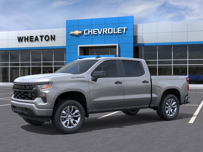 2026 Chevrolet Silverado 1500 Custom 4WD Crew Cab 147″ Custom Turbocharged Gas I4 2.7L/166 [0]