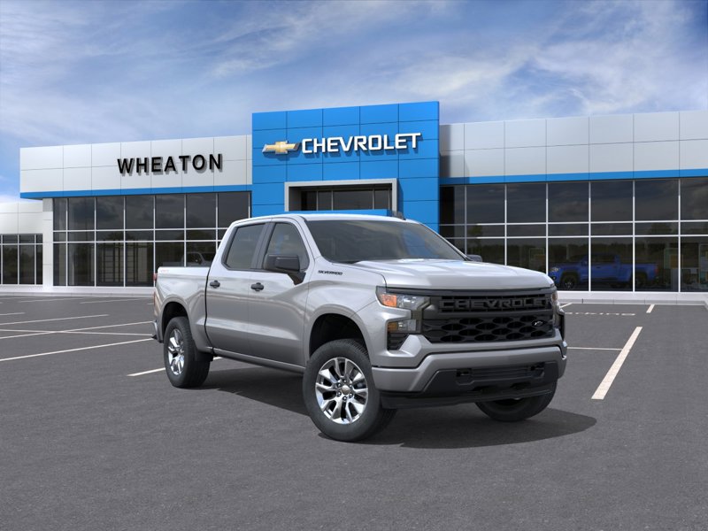 2026 Chevrolet Silverado 1500 Custom 4WD Crew Cab 147″ Custom Turbocharged Gas I4 2.7L/166 [1]