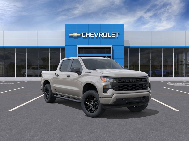 2026 Chevrolet Silverado 1500 Custom 4WD Crew Cab 147″ Custom Turbocharged Gas I4 2.7L/166 [0]