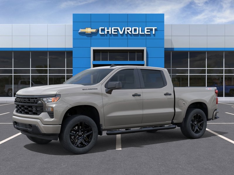 2026 Chevrolet Silverado 1500 Custom 4WD Crew Cab 147″ Custom Turbocharged Gas I4 2.7L/166 [1]
