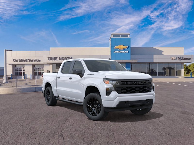 2026 Chevrolet Silverado 1500 Custom 4WD Crew Cab 147″ Custom Turbocharged Gas I4 2.7L/166 [0]