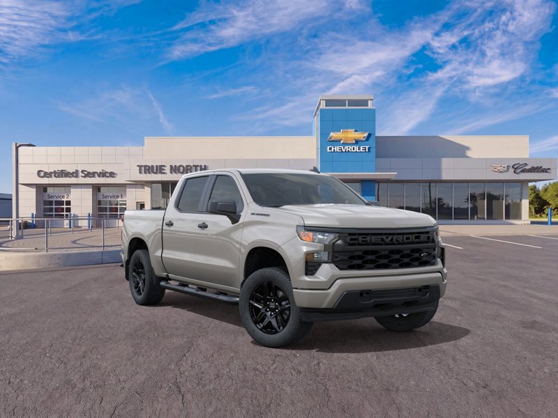 2026 Chevrolet Silverado 1500 Custom 4WD Crew Cab 147″ Custom Turbocharged Gas I4 2.7L/166 [0]