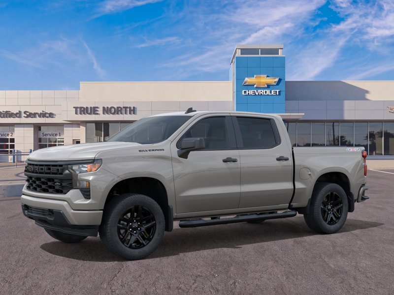 2026 Chevrolet Silverado 1500 Custom 4WD Crew Cab 147″ Custom Turbocharged Gas I4 2.7L/166 [1]