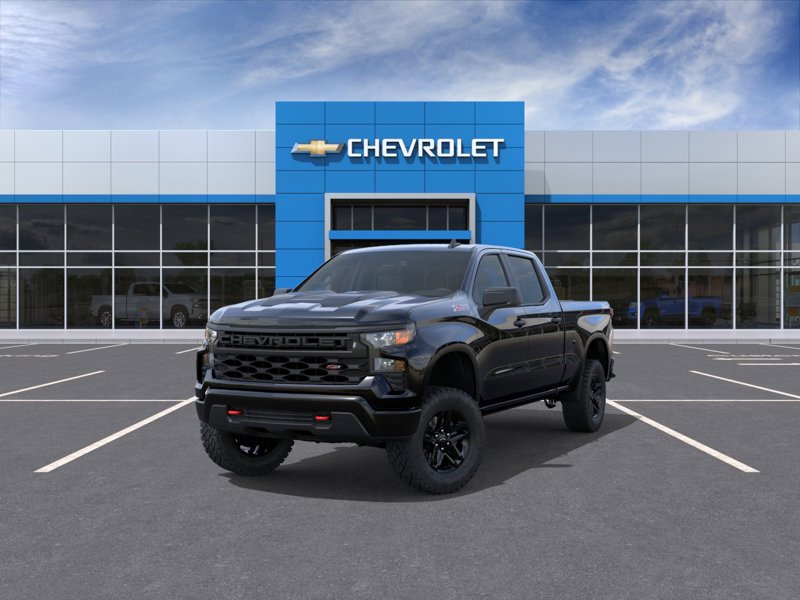 Black 2026 Chevrolet Silverado 1500 Pickup Truck Four-Wheel Drive Automatic
