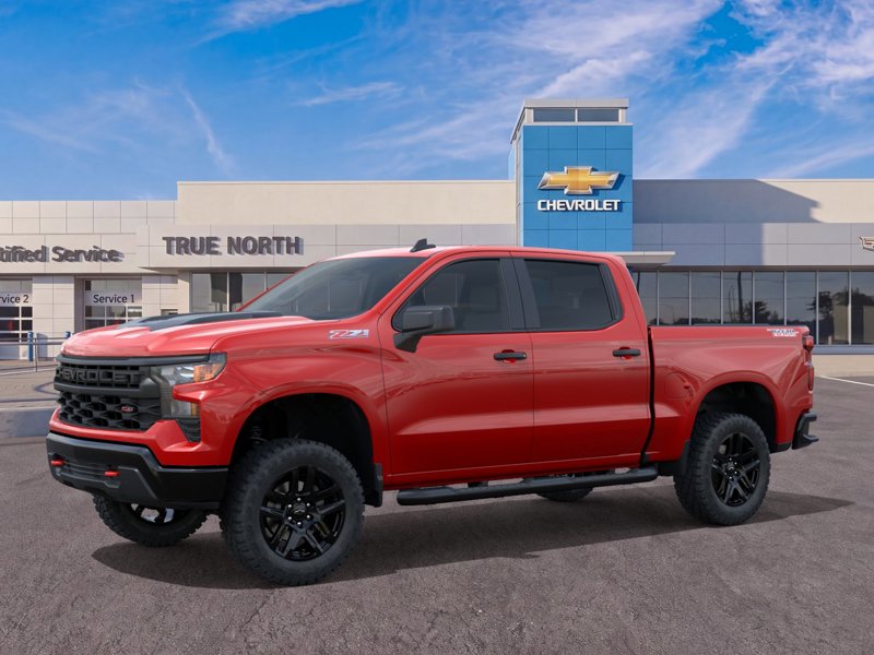 2026 Chevrolet Silverado 1500 Custom Trail Boss 4WD Crew Cab 147″ Custom Trail Boss Turbocharged Gas I4 2.7L/166 [1]
