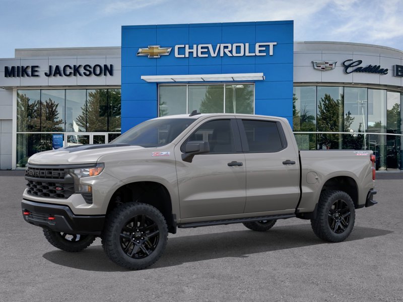 2026 Chevrolet Silverado 1500 Custom Trail Boss 4WD Crew Cab 147″ Custom Trail Boss Turbocharged Diesel I6 3.0L/ [1]