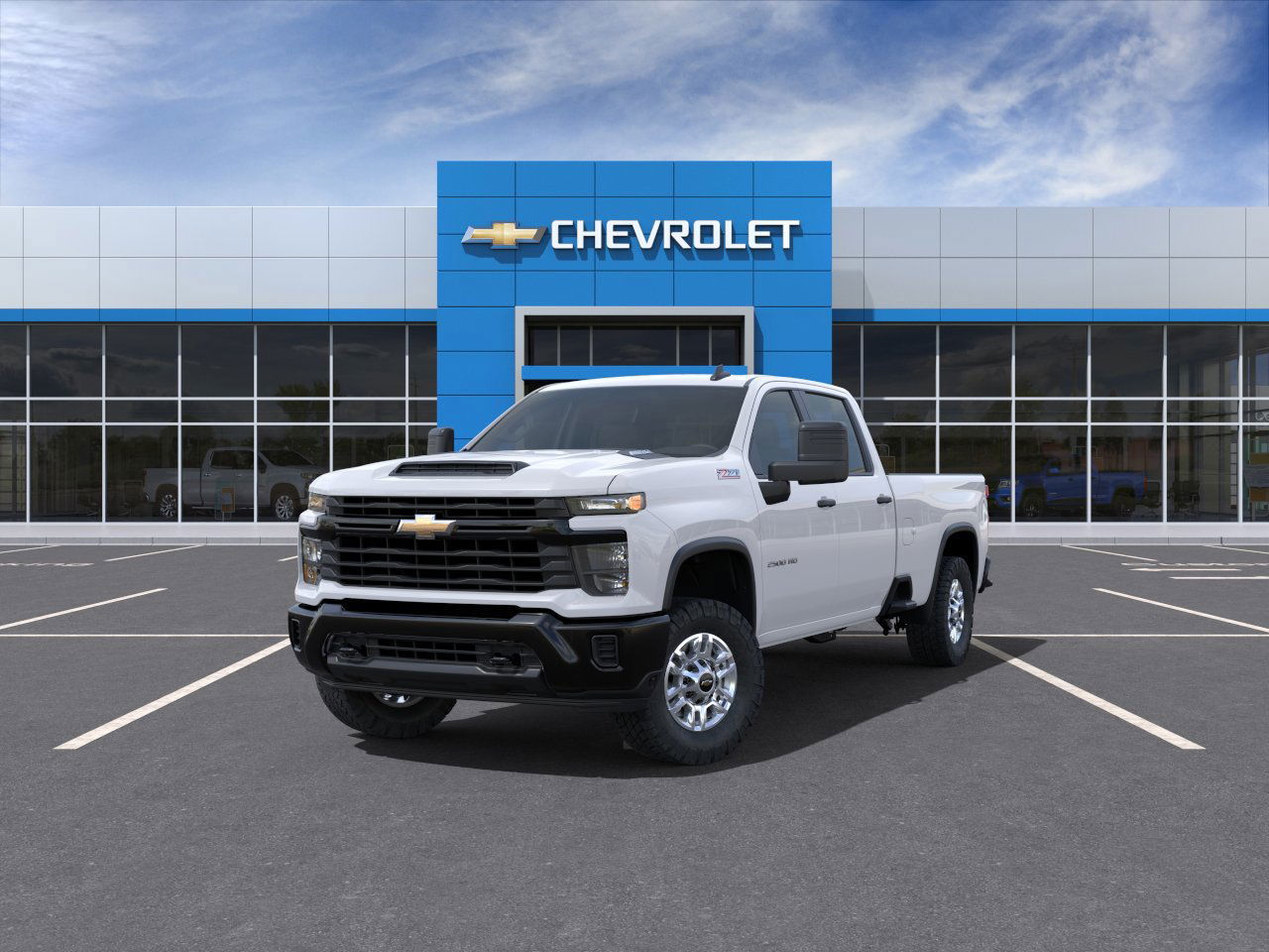 2025 Chevrolet Silverado 2500HD Work Truck 4WD Crew Cab 172" Work Truck Gas V8 6.6L/ [2]