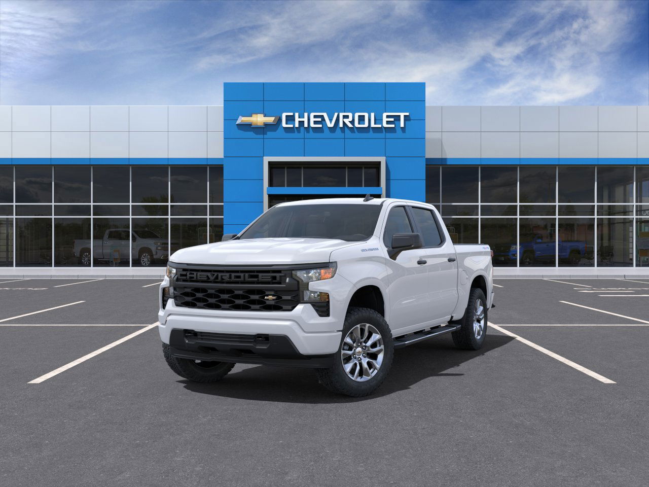 2025 Chevrolet Silverado 1500 Custom 4WD Crew Cab 147" Custom Turbocharged Gas I4 2.7L/166 [4]
