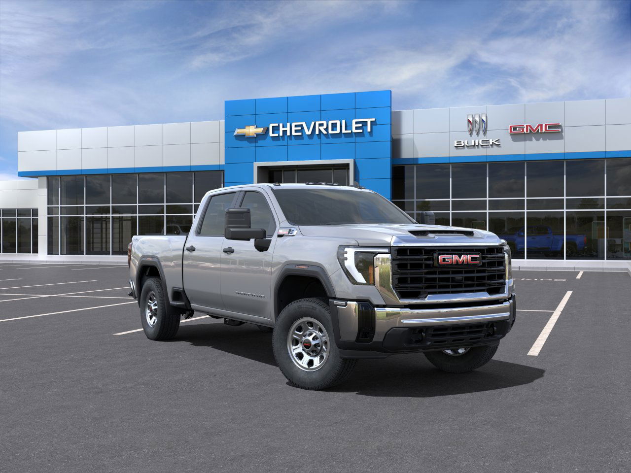 2025 GMC Sierra 3500HD Pro 4WD Crew Cab 159" Pro Turbocharged Diesel V8 6.6L/ [3]