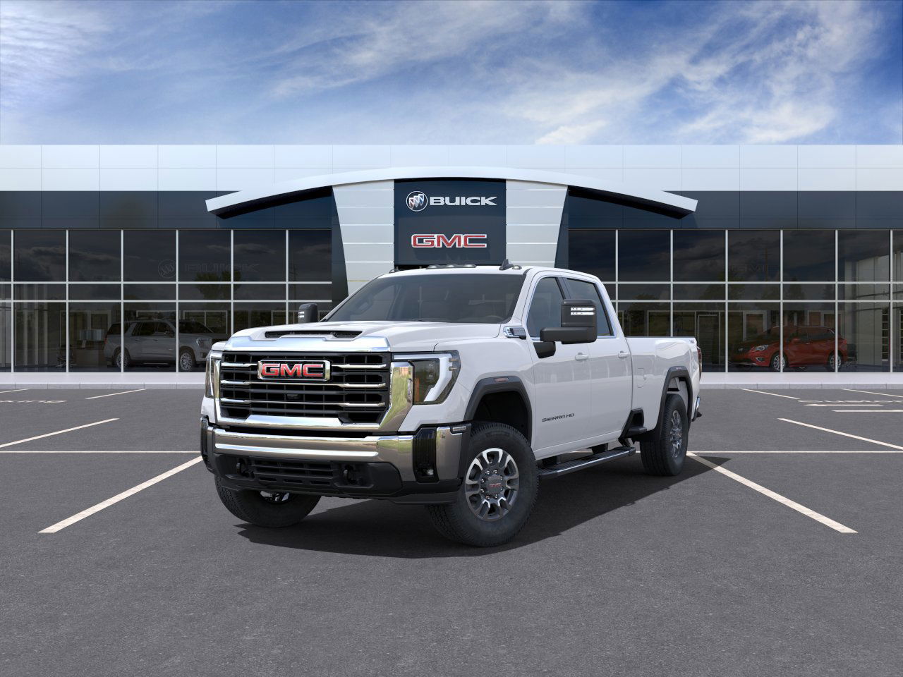 2025 GMC Sierra 3500HD SLE 4WD Crew Cab 172" SLE Gas V8 6.6L/ [14]